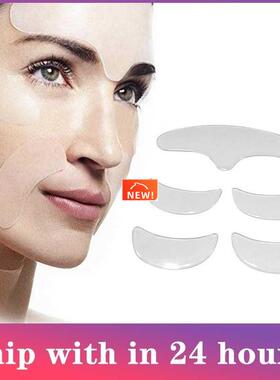 5pcs Silicone Anti Wrinkle Stickers Patch Eye Chin Forehead