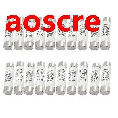 10x8mm R015 RT18 RT14 Ceramic Fast Blow Fuse Link 500V 0.5