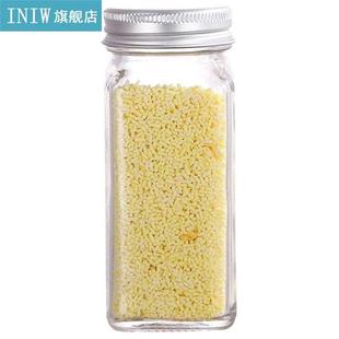 1pc Transparent Seasoning Bottle Reusable Clear Glas