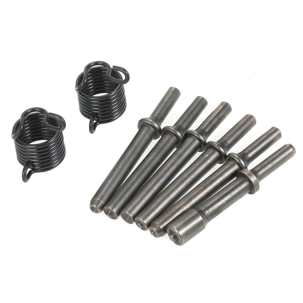 KKmoon 8-Piece Air Rivet Hammer Bit Set 40Cr Steel Smoothing