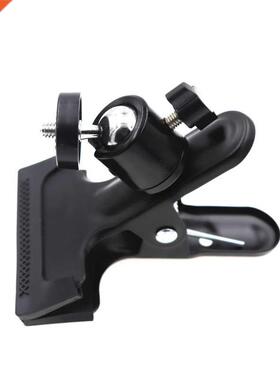 Metal Tripod Heads Multi-function Clip Clamp Holder Mount wi
