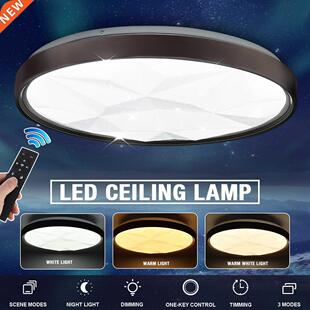 50CM 200W Dimmable Ultra-thin Diamond Modern Round LED Ceili
