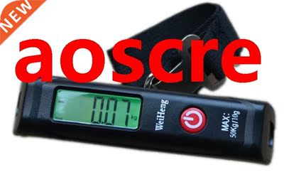 50kg/10g Pocket Digital Luggage Hanging Scale Portable Elect