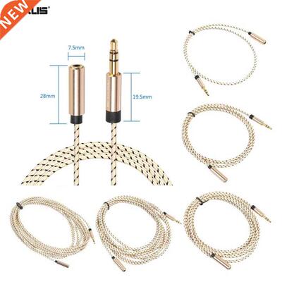 Braded Headphone Extenson Cable 3.5mm Jack Male to Female