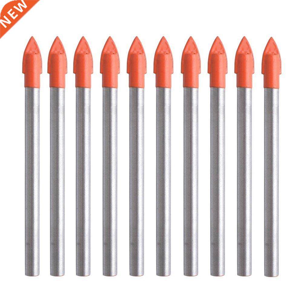 10 Pieces 6MM Glass and Tile Drill Bits Carbide Drilling Too