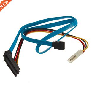 2 pcs 7 Pin SATA Serial ATA to SAS 29 Pin and 4 Pin Power Ad