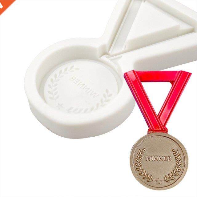 3D Trophy Medal Racing Shape Bakeware Tool Sugarcraft Mould