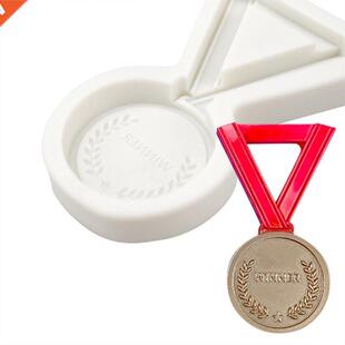 3D Trophy Medal Racing Shape Bakeware Tool Sugarcraft Mould