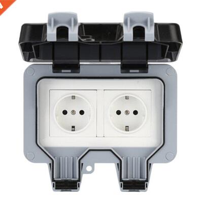IP66 Weatherproof Waterproof Outdoor Wall Power Socket 16A D