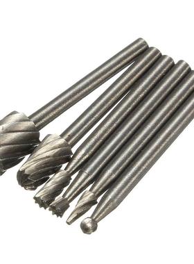 6 Adet HSS Yönlendirme Freze Bit Döner Tak?m Burr