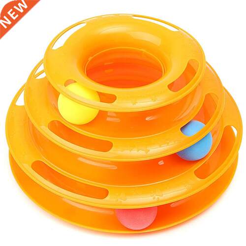 Games Labinth ball Toy 3 Layers Plastic 适用于 Cat Dog Ani