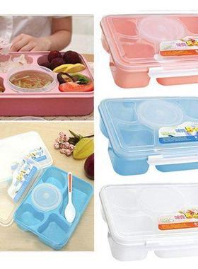 Portable Microwave Bento Box 5+1 Picnic Food Container Stora