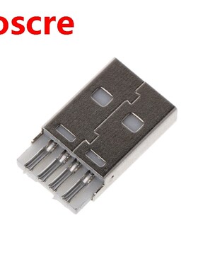 10 Pcs DIY USB 2.0 Type A Male 4P Adapter Connector Plug Soc