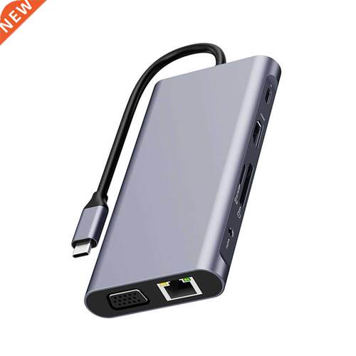 11 in 1 Type-C to PC Computer Charge Dock Station HDMI-Compa