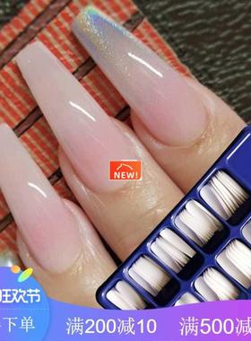 100Pcs Acrylic False Fake Nail Art Fingernail Oval Professio