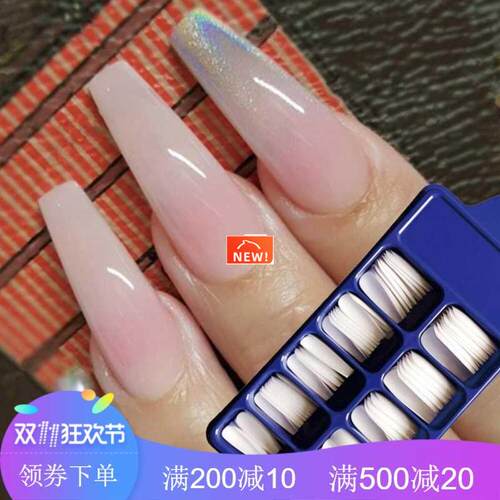 100Pcs Acrylic False Fake Nail Art Fingernail Oval Professio