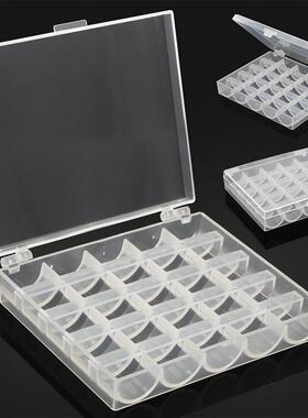 Useful Clear Plastic 25 Bobbins Sewing Machine Spools With T