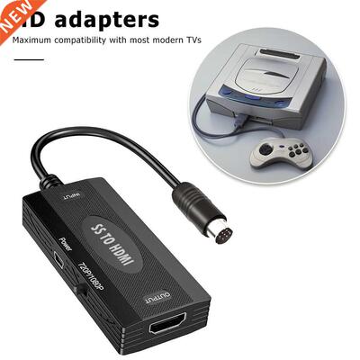 Practical Game Console SS to HDMI-Compatible Adapter Device