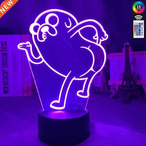Adventure Time Jake The Dog Bend Over Figure Led Night Light