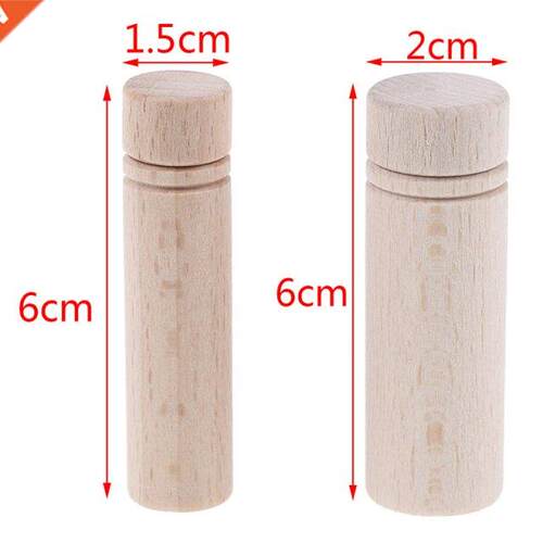 1Pc Wooden Portable Needle Storage Case Wooded Container DIY
