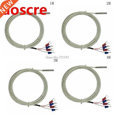 1/2/3/4m Waterproof Temperature Probe Temperature Sensor PT1