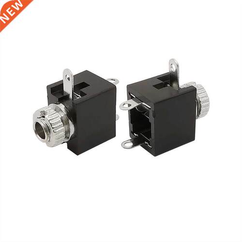 5Pcs PJ201M Female Audio Jack Socket Connector Mono Channel