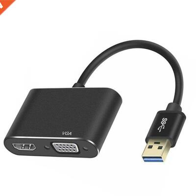 USB 3.0 To HDMI-compatible VGA Compliant 4K High Definition