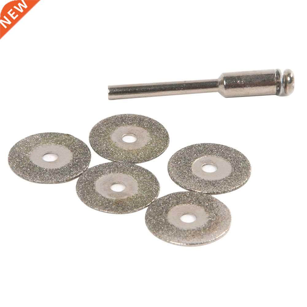 Hot 5 PCS 22mm Emery Diamond cutting blades Drill Bit+1 Mand