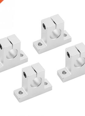 4Pcs SK20 Silver Bearing Linear Rail Shaft Motion Guide Supp