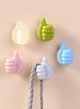 1PC Creative Thumb Up Shape Wall Hook Key Holder Hook Kitche
