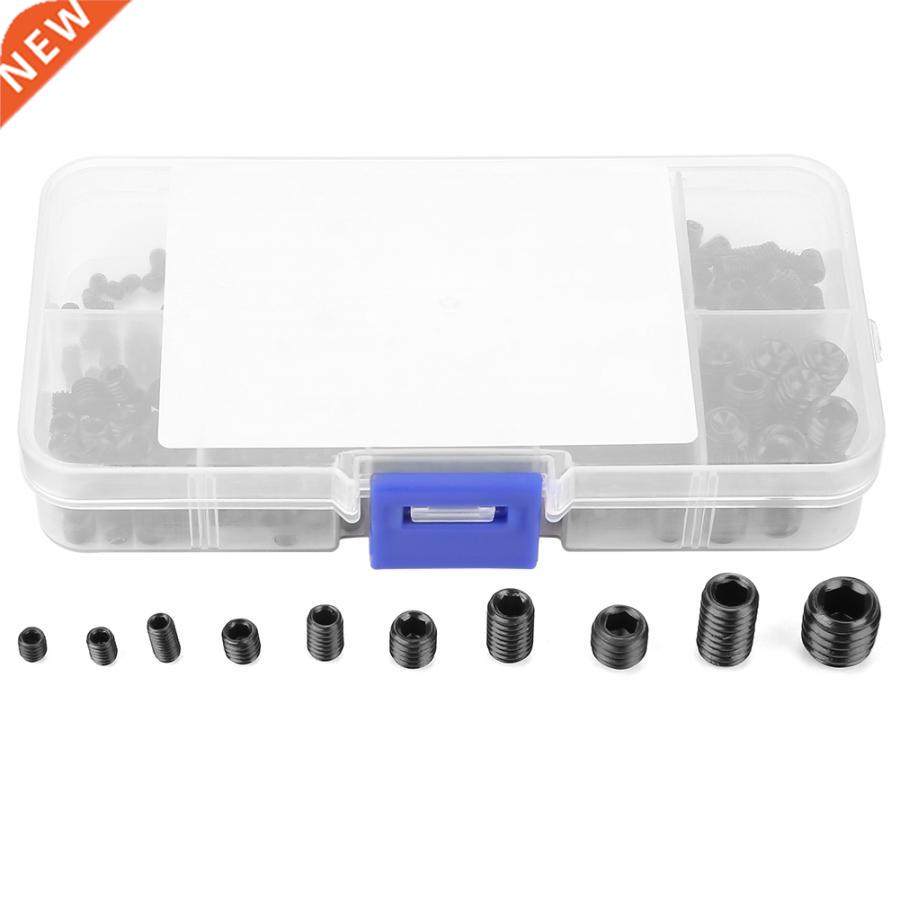 300pcs/pack M3/M4/M5/M6/M8 Hex Socket Grub Set Screws Assor