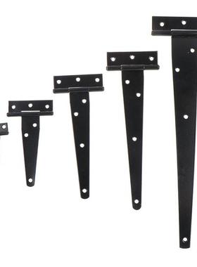 1X Iron Tee Hinge Black T hinges Cabinet Hinge Garden Shed 2