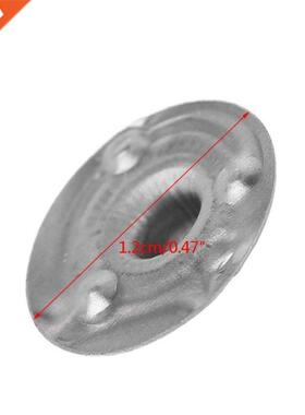 100/200Pcs Candle Wick Metal Sustainer Wick Tabs Silver For