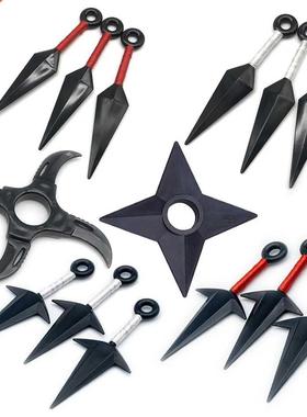 7PCS Set Anime Naruto Weapon Toy Cosplay Uchiha Itachi Acces