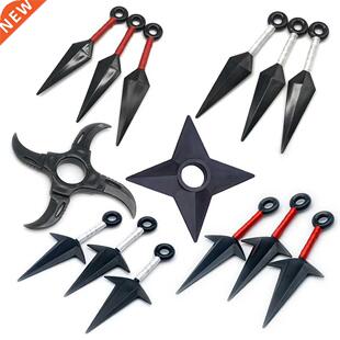 7PCS Set Anime Naruto Weapon Toy Cosplay Uchiha Itachi Acces