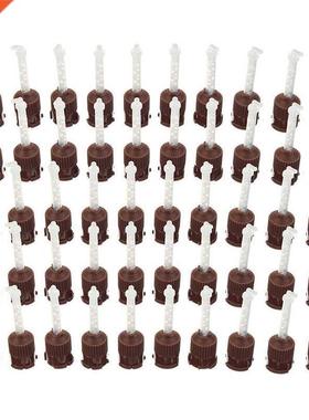 50x Dental Impression Tip Temporary 1: 1 Silicone Rubber, 50