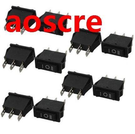 10pcs/lot AC 16A/250V 20A/125V  Pin SPDT ON/OFF/ON Panel Mo