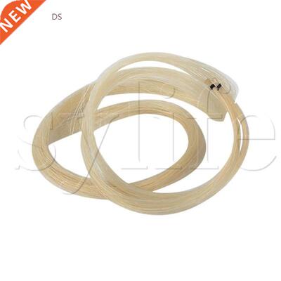 White 2 HANKS PROFESSIONAL VIOLIN BOW HAIR MONGOLIAN