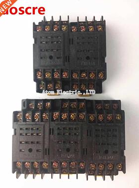 5pcs PYF14A 14 Pin Terminal Relay Socket Base Black for MY4N