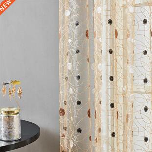 Window atment Tulle Modern Bird Nest Sheer Curtains for Kitc
