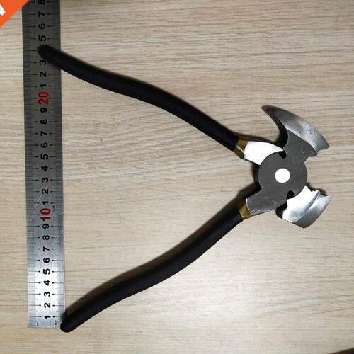 10 Inch Manual Claw Fence Pliers with Hook for Carpenter Con
