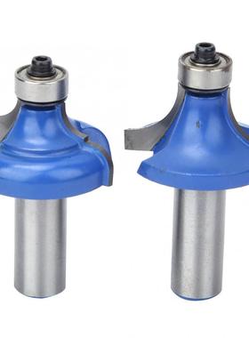 2pcs 1/2 Inch Shank Corner Round Over Router Bit Set Woodwor