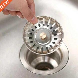 Bathroom Sink Strainer Stainless Steel Pool Bathtub Hair Cat