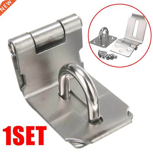 Durable Stainless Steel Hasp Latch And Staple Gate Anti-thef