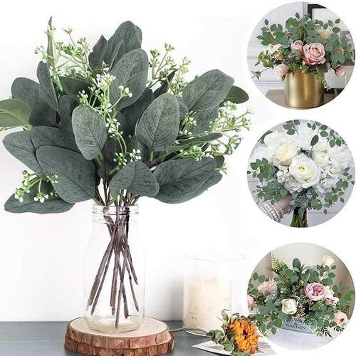 Artificial Eucalyptus Leaves Stems Eucalipto ranches Artifi