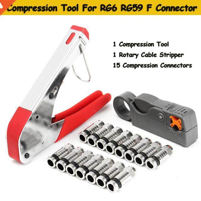 2020 High Quality Connector Compression Tool For RG6 RG59 F