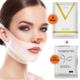 Face Double Patches with Chin Lifting for Mask Line Eye