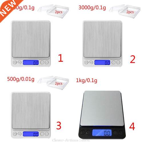 Digital Kitchen Scale Mini Pocket Stainless Steel Precision
