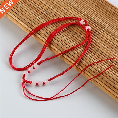 Men's and women's adjustable necklace rope jadeite jade pend