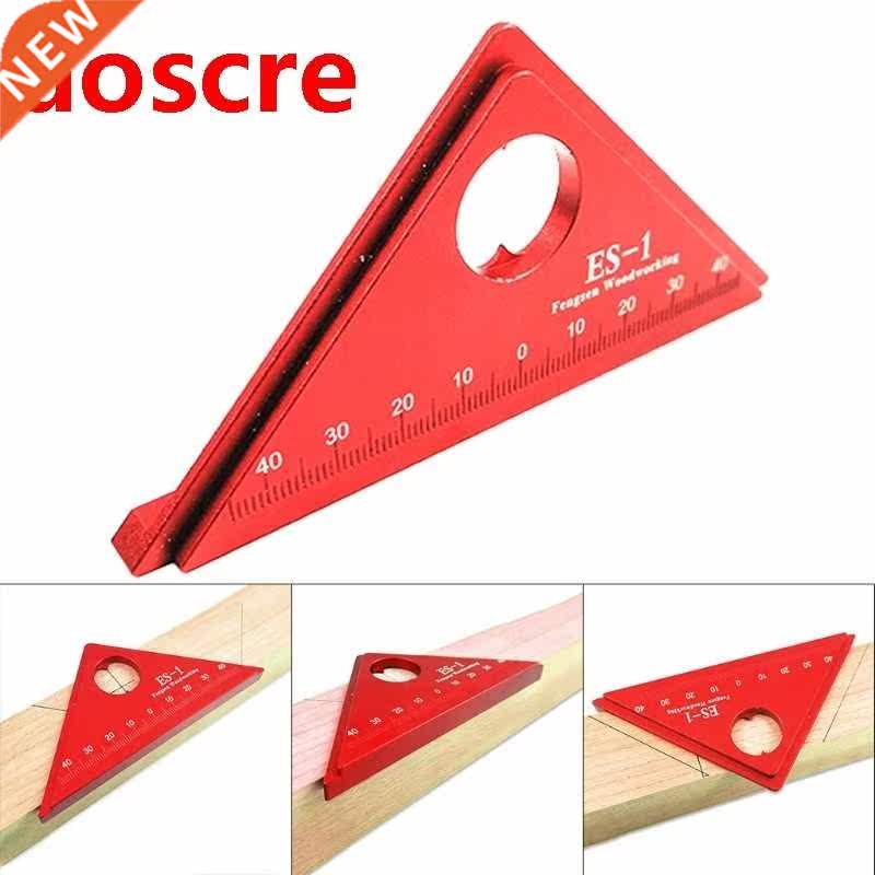Woodworking Square Metric Aluminum Alloy Scribing Triangle A